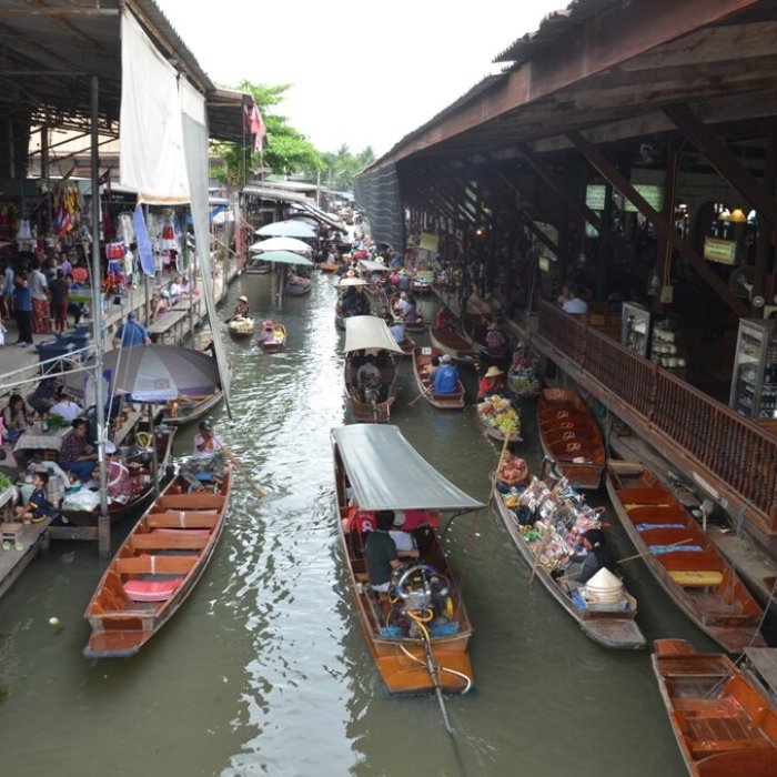 Marché flottant de Damnoen Saduak