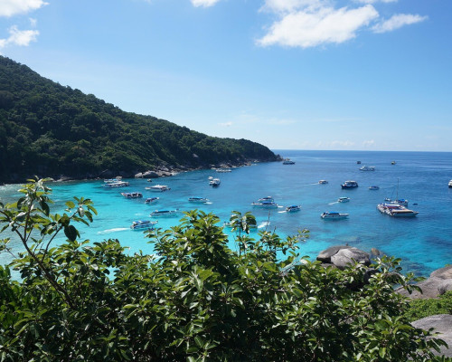 Vue sur les îles Similan
