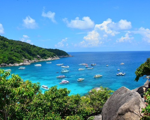 Vue sur les îles Similan